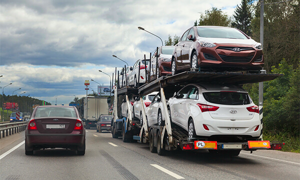 Доставка автовозом из Польши